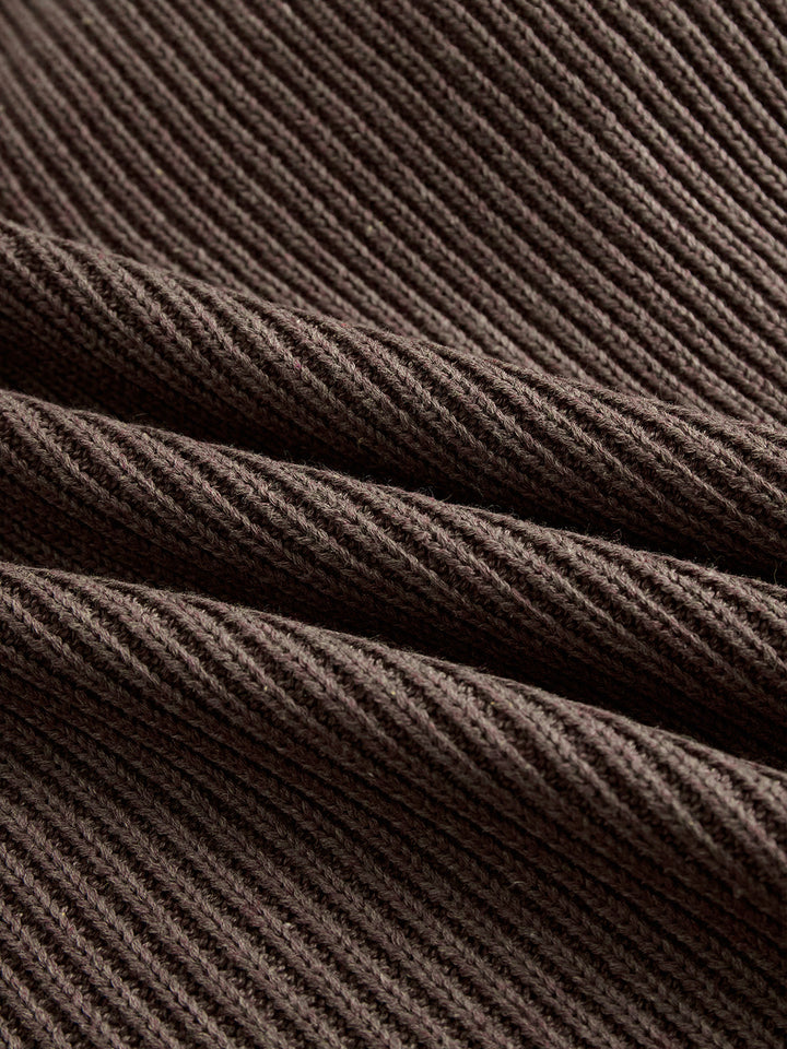 Rivana – Robe en tricot à ourlet volanté