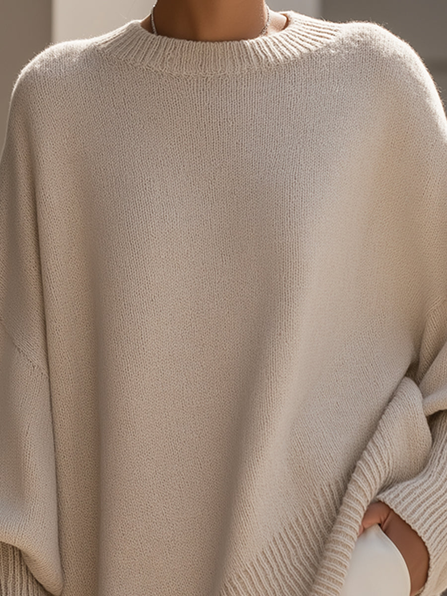 Rivana – Pull oversize tricoté