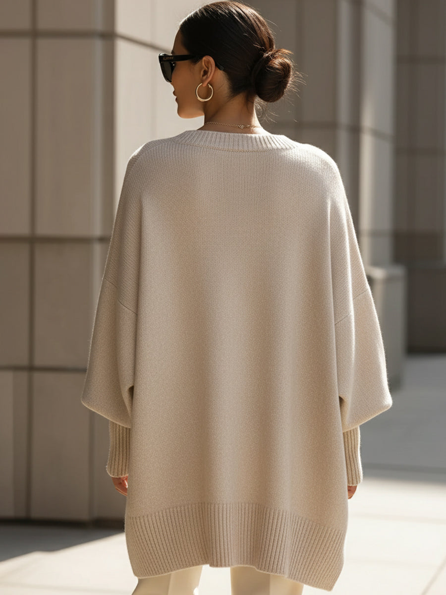 Rivana – Pull oversize tricoté