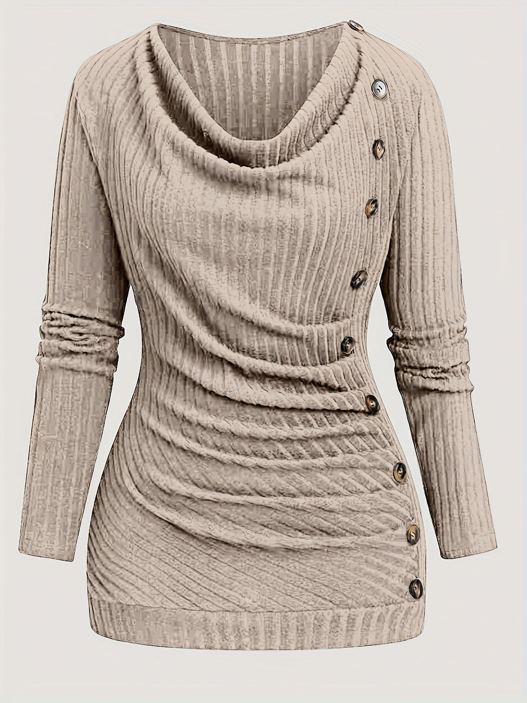 Solyne – Haut en tricot à col rond