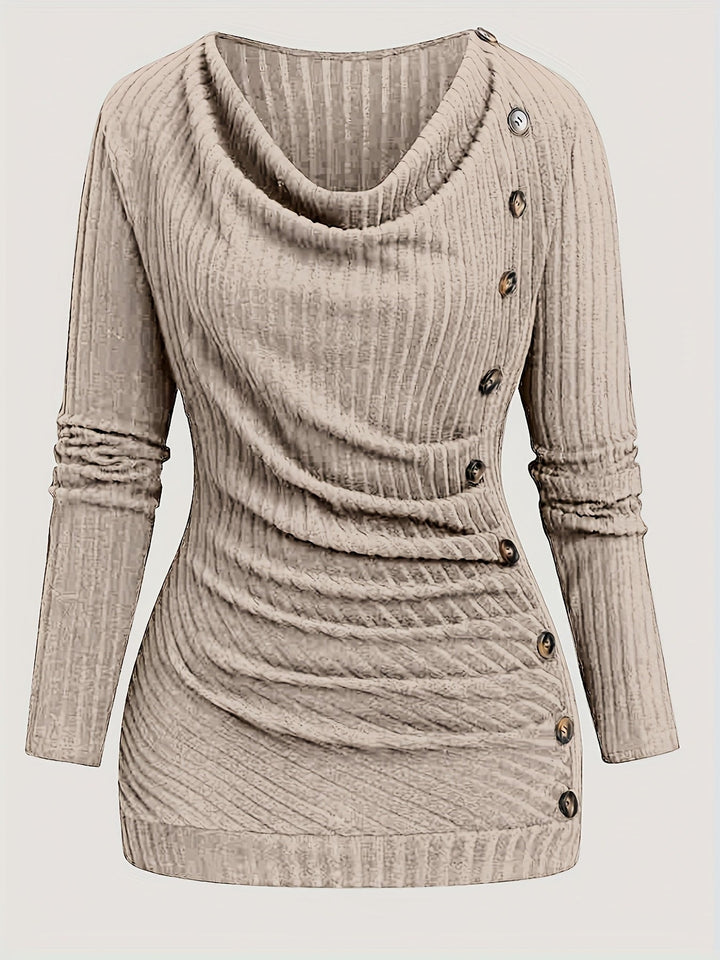 Solyne – Haut en tricot à col rond