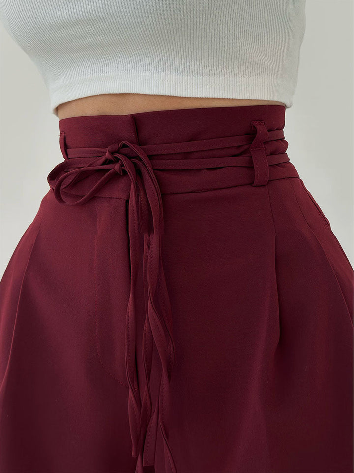 Avenya – pantalon tissé à jambes larges