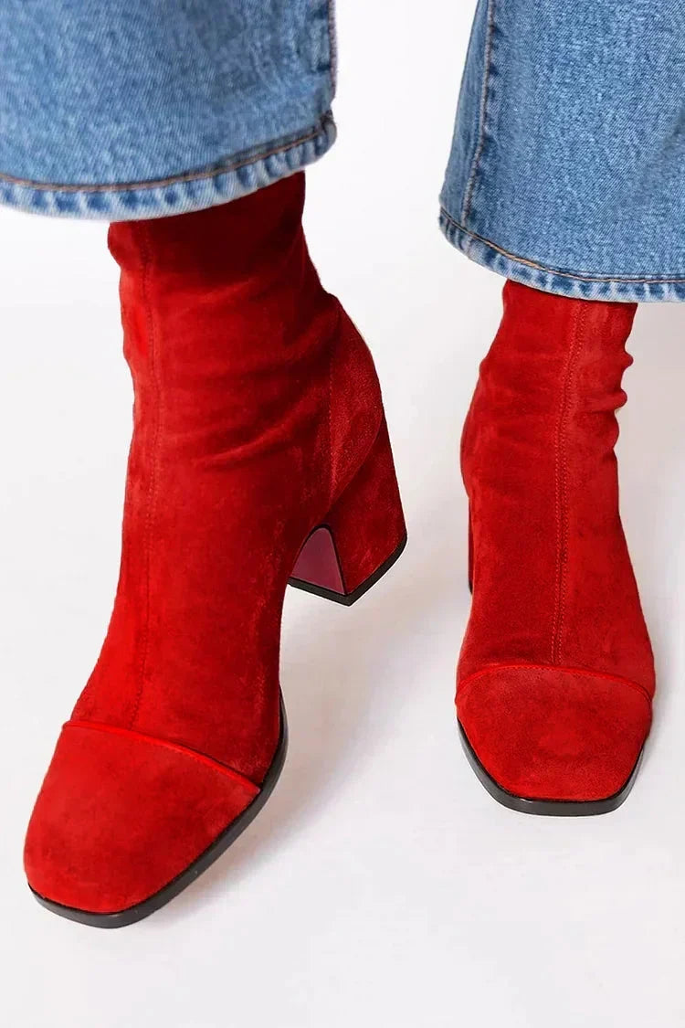 Lunera – Bottines à talon carré