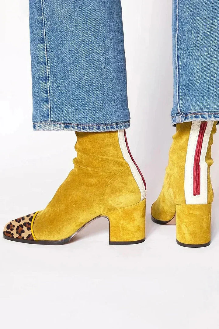 Lunera – Bottines à talon carré