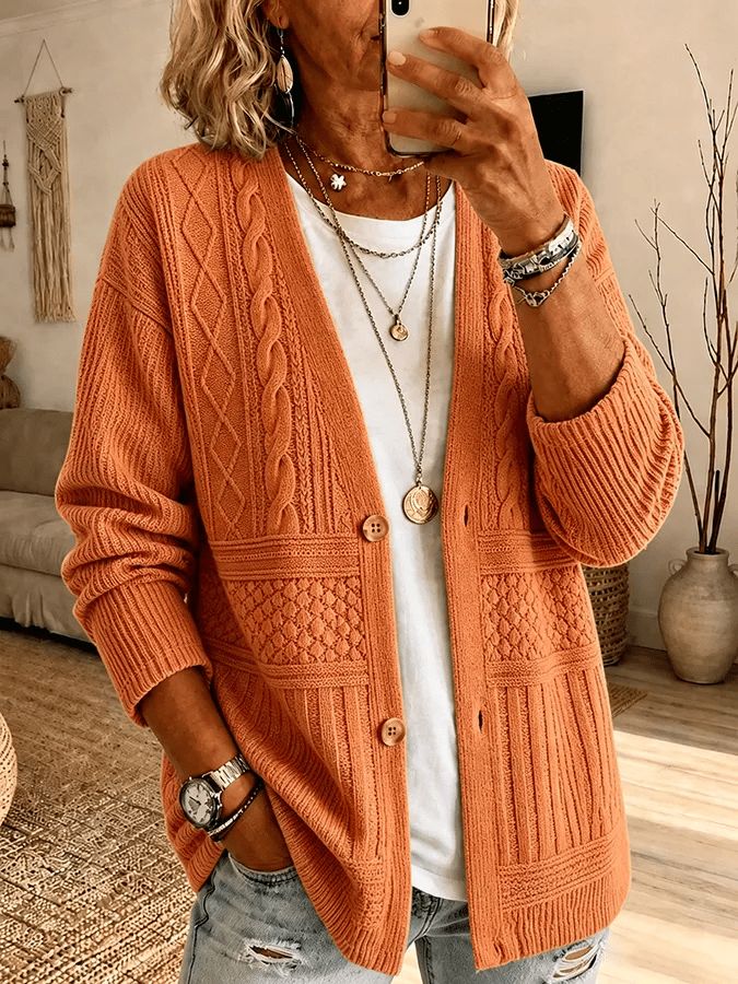 Nalira – Cardigan en jersey imprimé