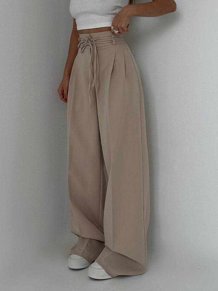 Avenya – pantalon tissé à jambes larges