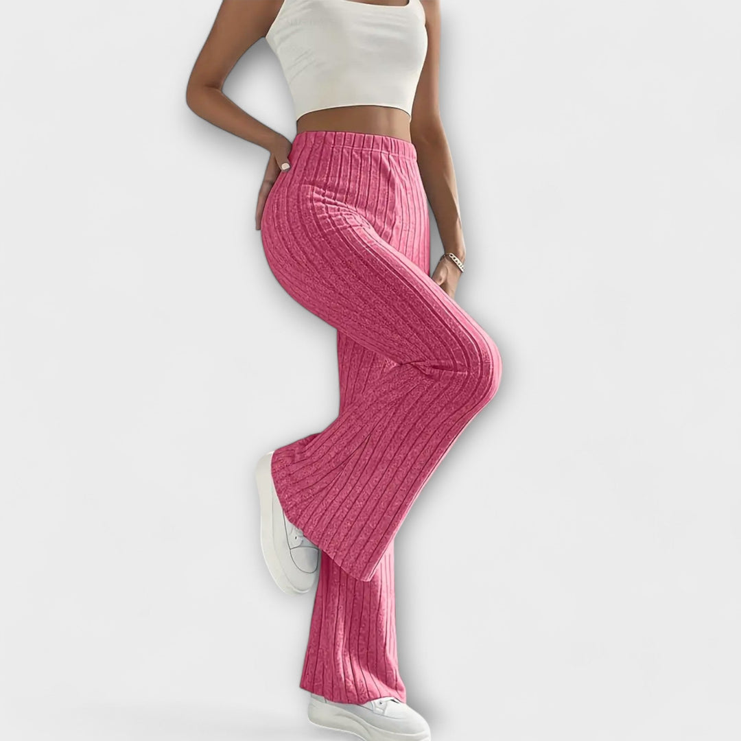Velara – Pantalon tissé à taille élastique