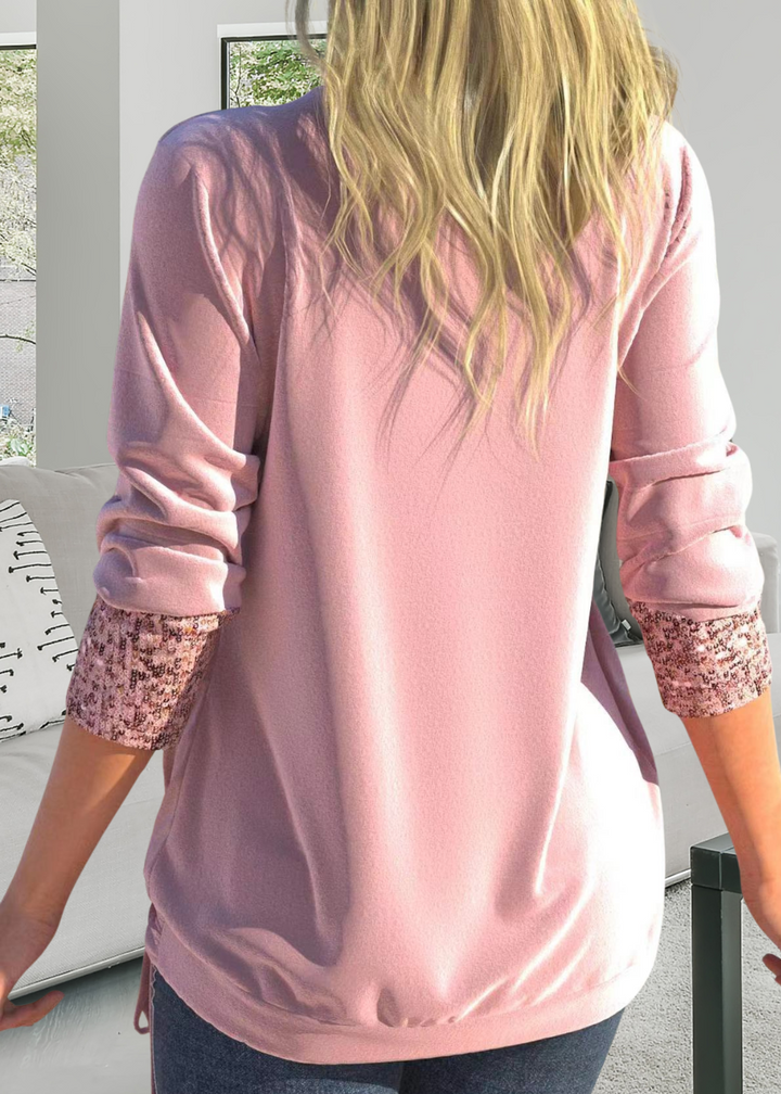 Rivena – ensemble deux pièces avec top en sequins