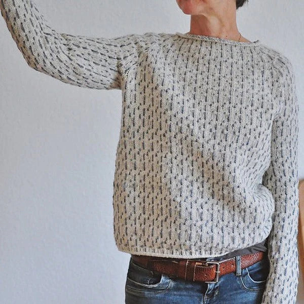 Neraya – pull en maille à col bateau
