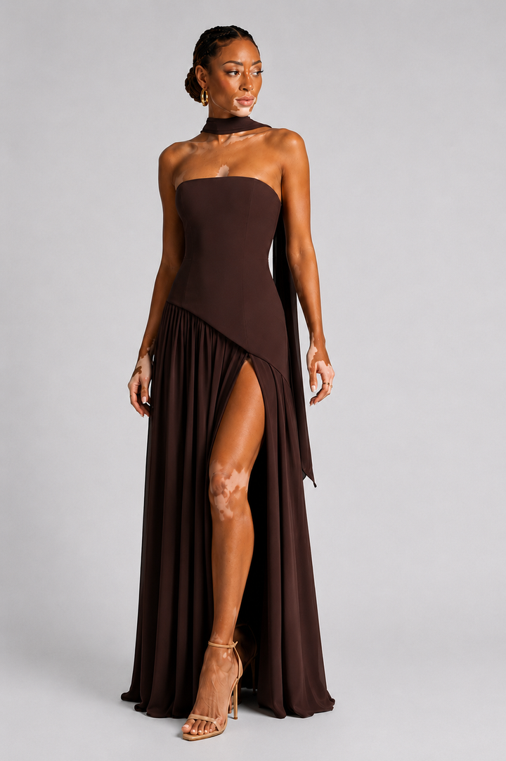 Eryla – Robe maxi à dos nu
