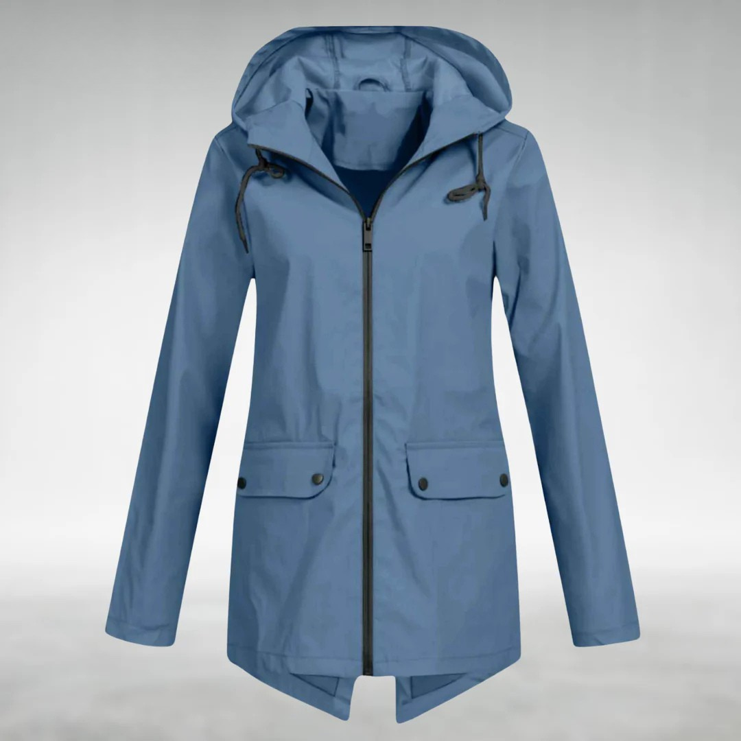 Calira – Imperméable à capuche ajustable