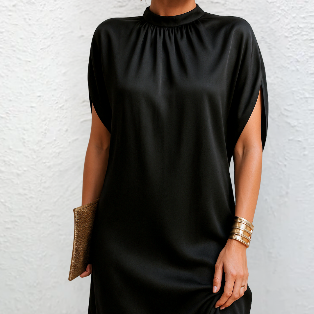 Zavena – Robe en résille à coupe droite