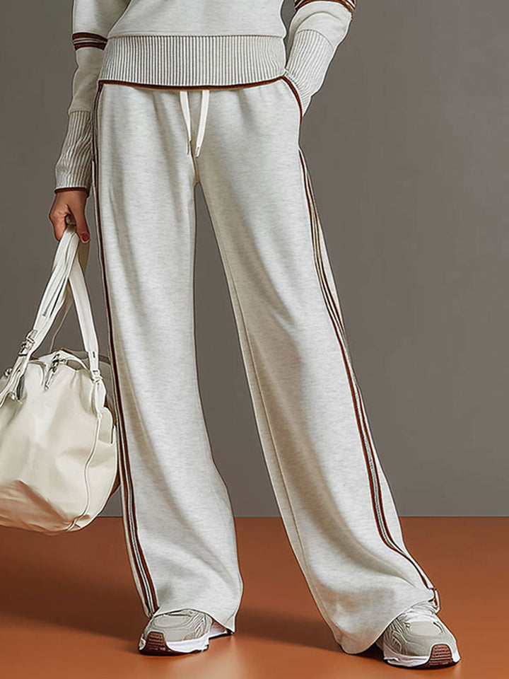 Mireva – Ensemble blouse et pantalon à jambes larges