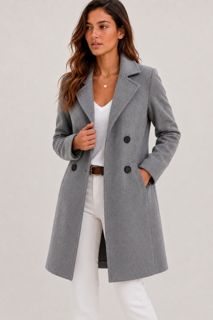 Nevara - Double-Breasted Coat