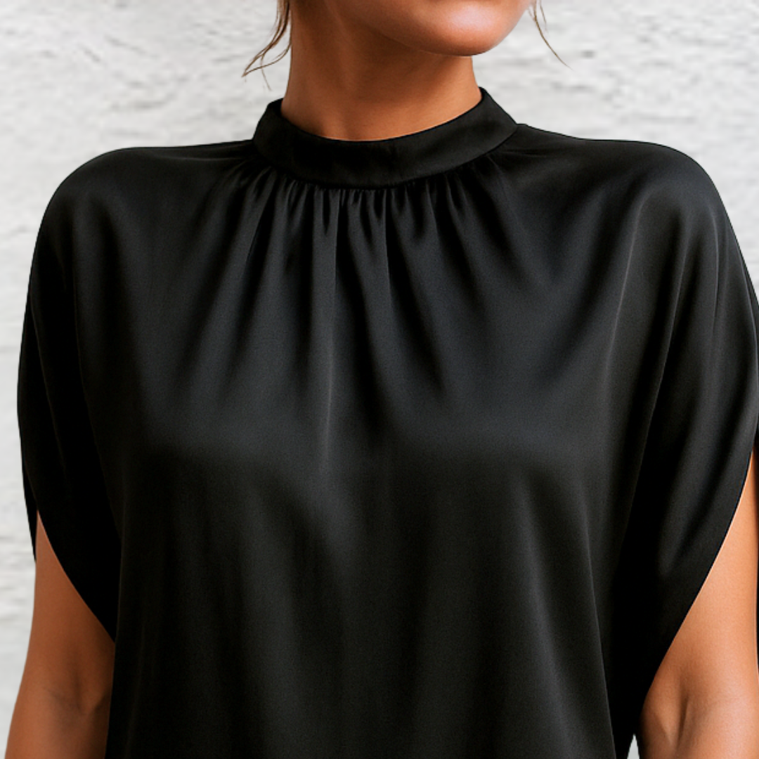 Zavena – Robe en résille à coupe droite