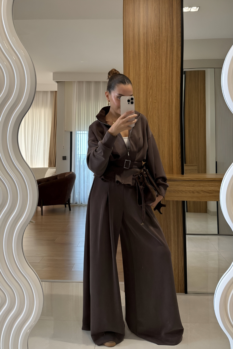 Velori – Ensemble tailleur à jambes larges