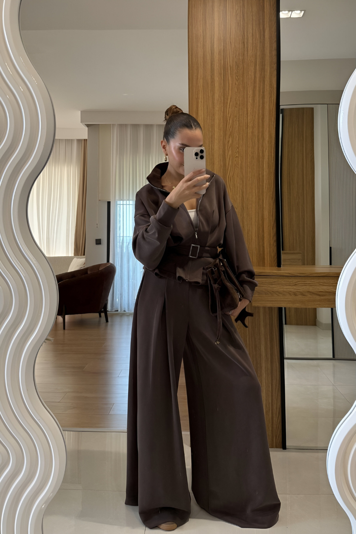 Velori – Ensemble tailleur à jambes larges