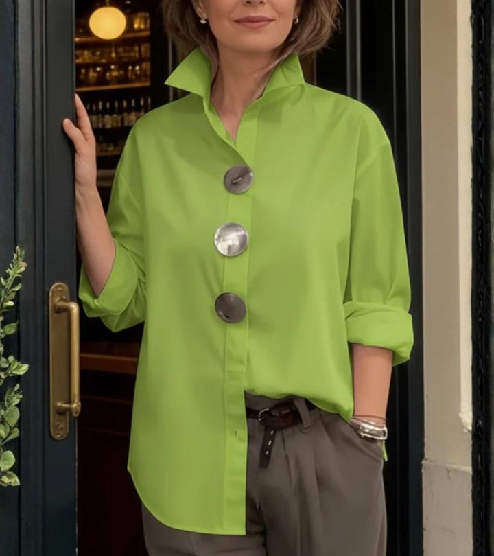 Virela – blouse à col montant