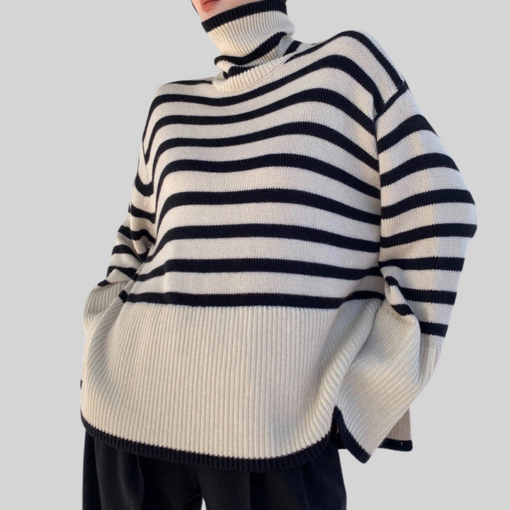 Lureva – Pull à col roulé