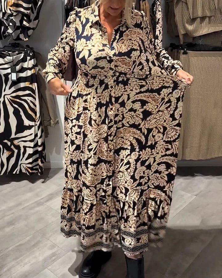 Naliri – robe chemise à imprimé floral