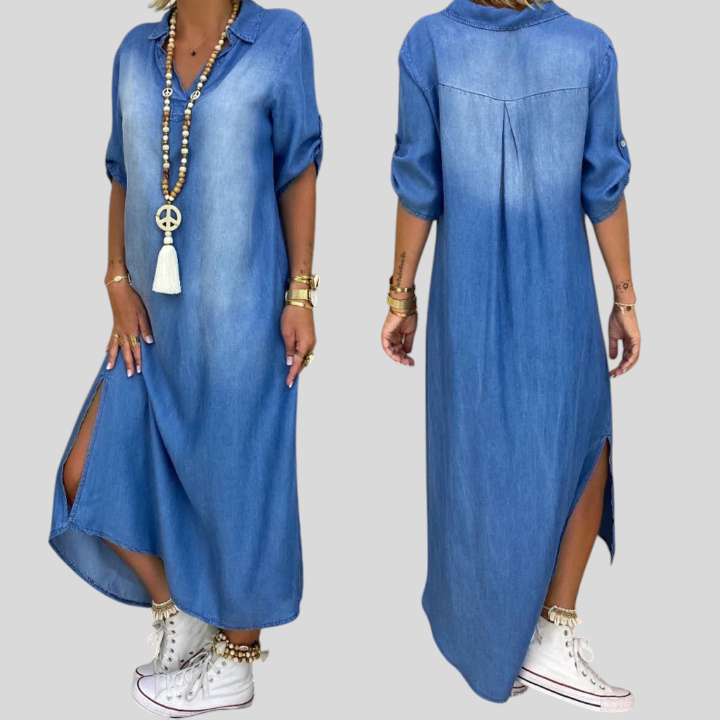 Mevra - Relaxed Cut Denim Dress