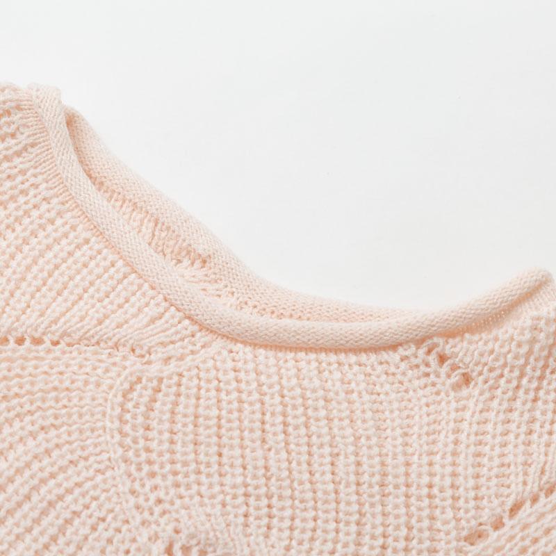 Velira – pull en maille ajourée à motif ondulé