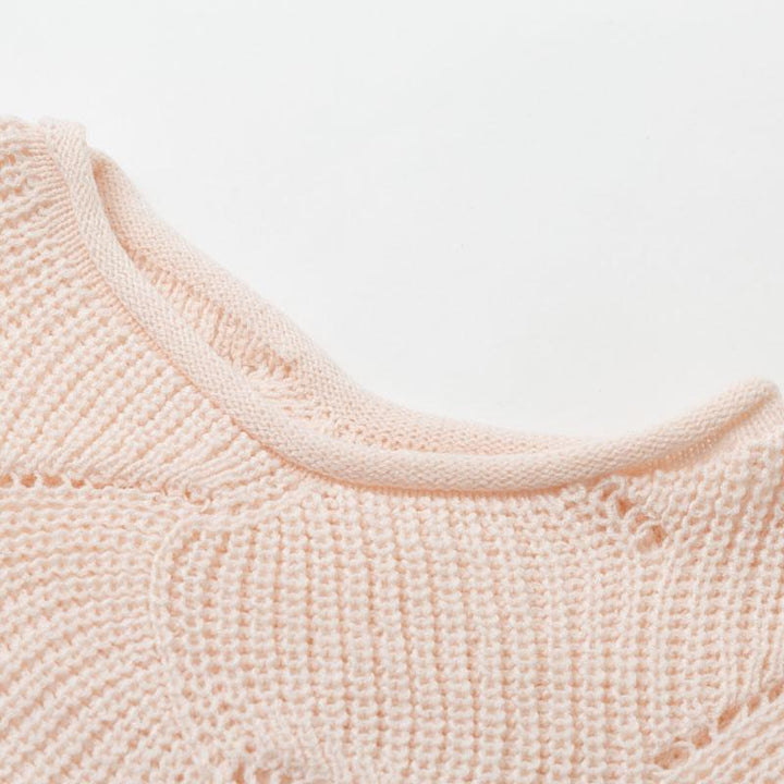 Velira – pull en maille ajourée à motif ondulé