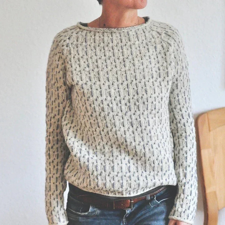 Neraya – pull en maille à col bateau