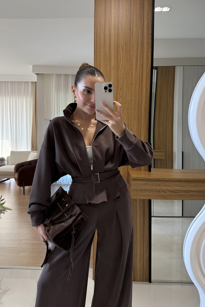 Velori – Ensemble tailleur à jambes larges