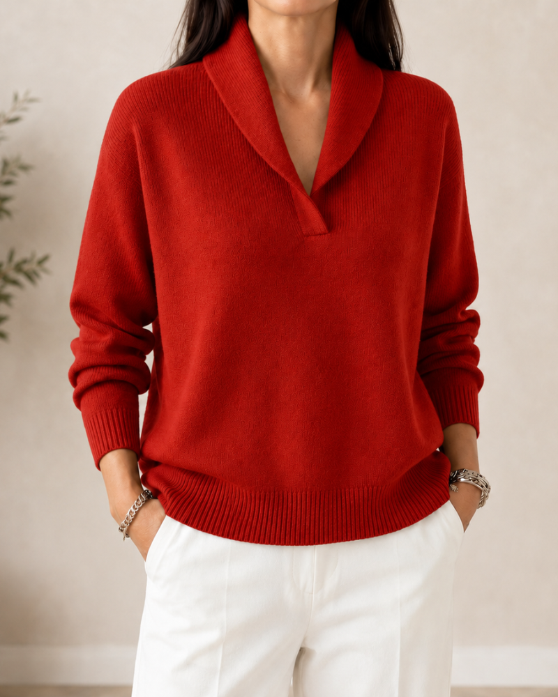 Noreli – Pull en maille à col V