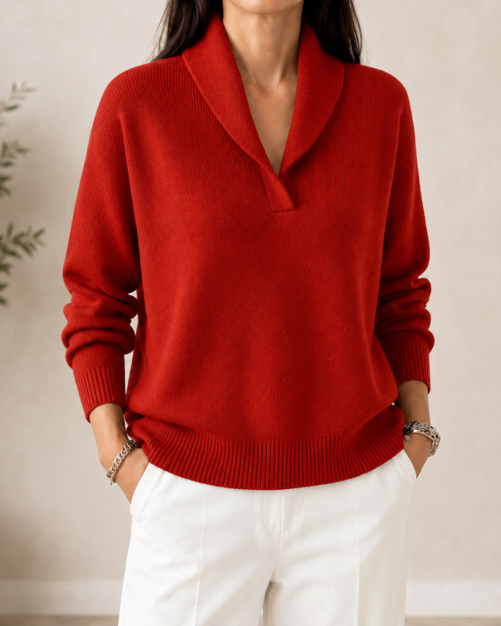 Noreli – Pull en maille à col V