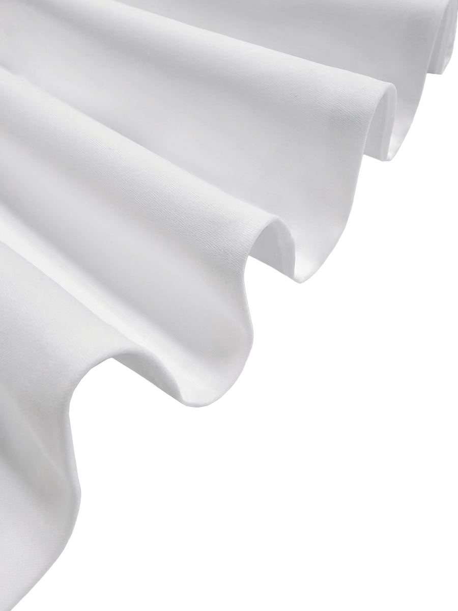 Orvina – Robe midi plissée tissée