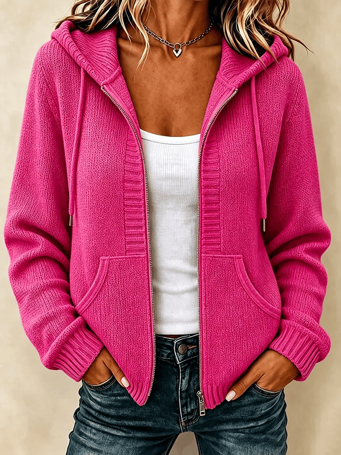 Noreli – Veste tissée à capuche