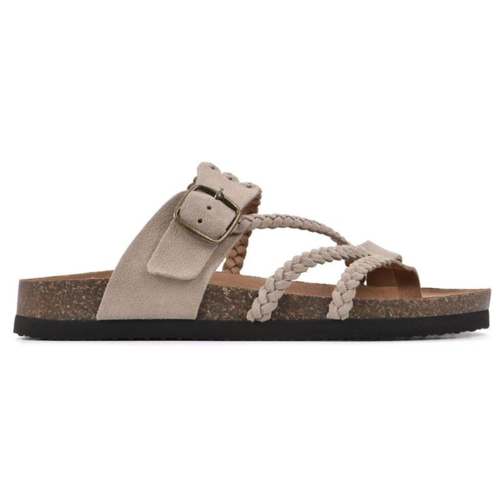 Selira – sandales tressées en daim