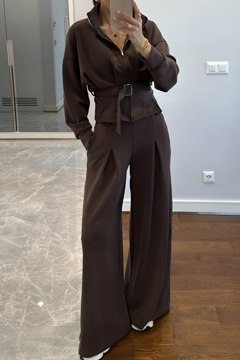 Velori – Ensemble tailleur à jambes larges