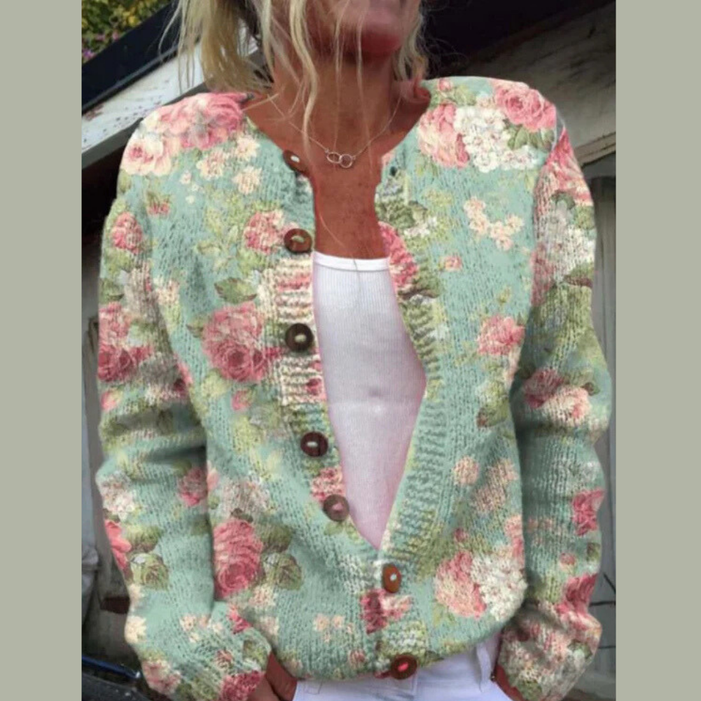 Serava – cardigan en tricot à patte de boutonnage