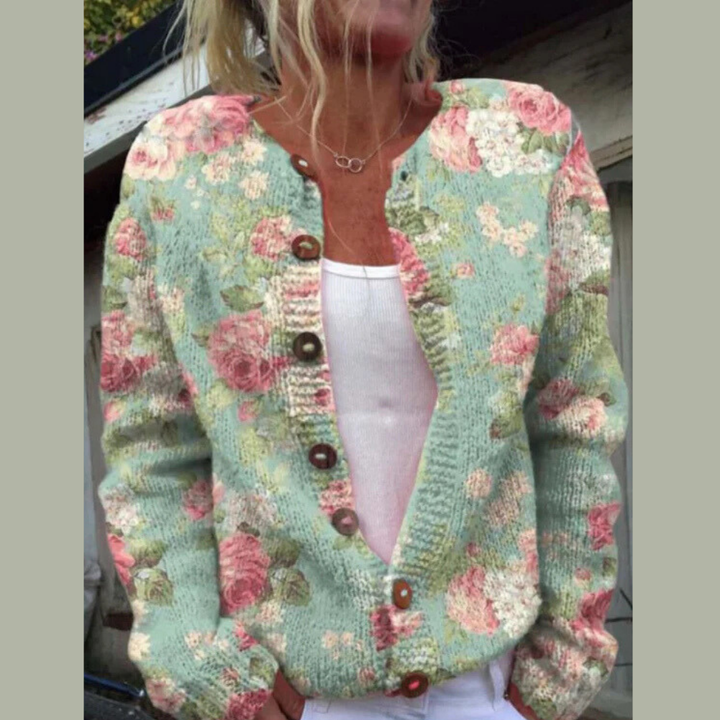 Serava – cardigan en tricot à patte de boutonnage