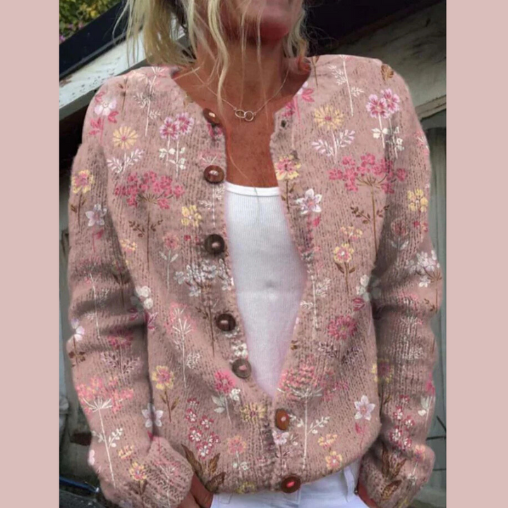Serava – cardigan en tricot à patte de boutonnage