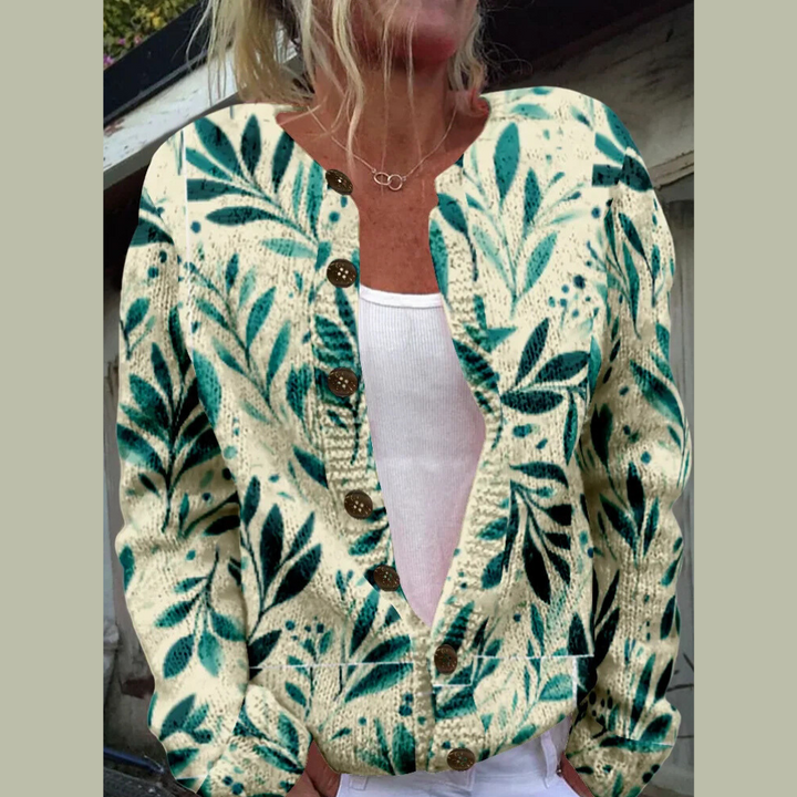 Serava – cardigan en tricot à patte de boutonnage