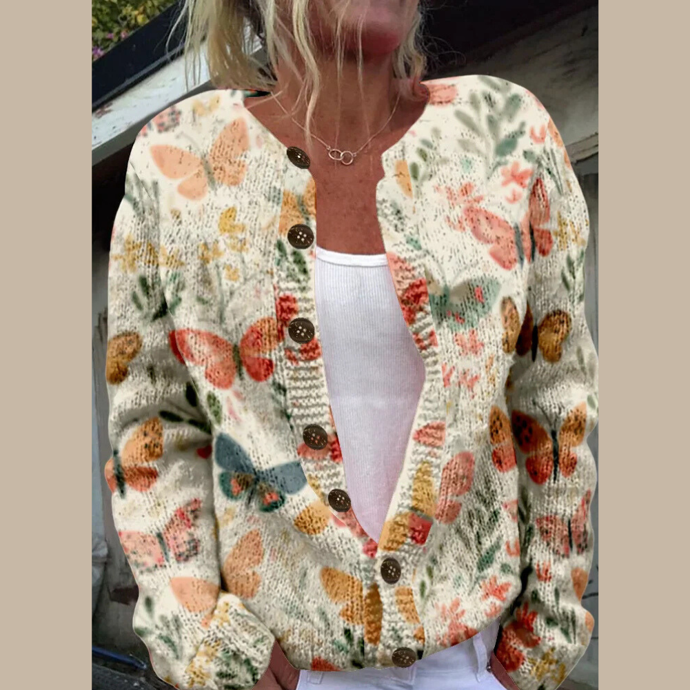 Serava – cardigan en tricot à patte de boutonnage