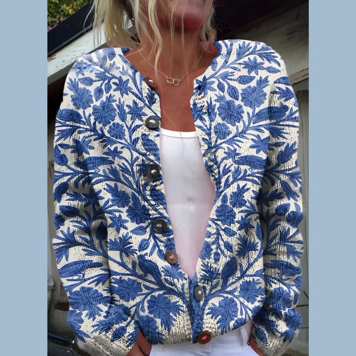 Serava – cardigan en tricot à patte de boutonnage