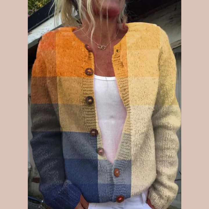 Serava – cardigan en tricot à patte de boutonnage