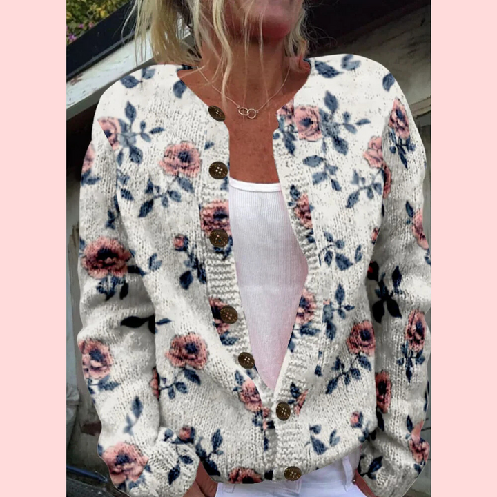 Serava – cardigan en tricot à patte de boutonnage