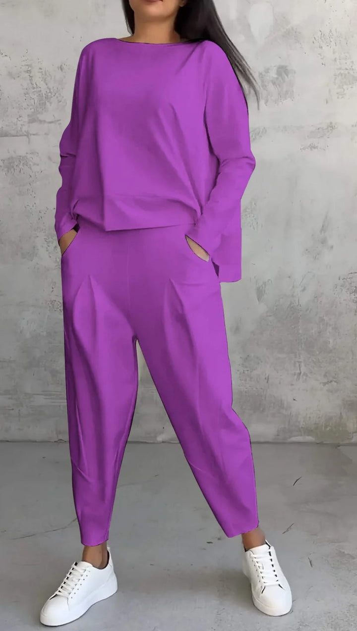 Mirevi – Col rond en mélange de coton, ensemble