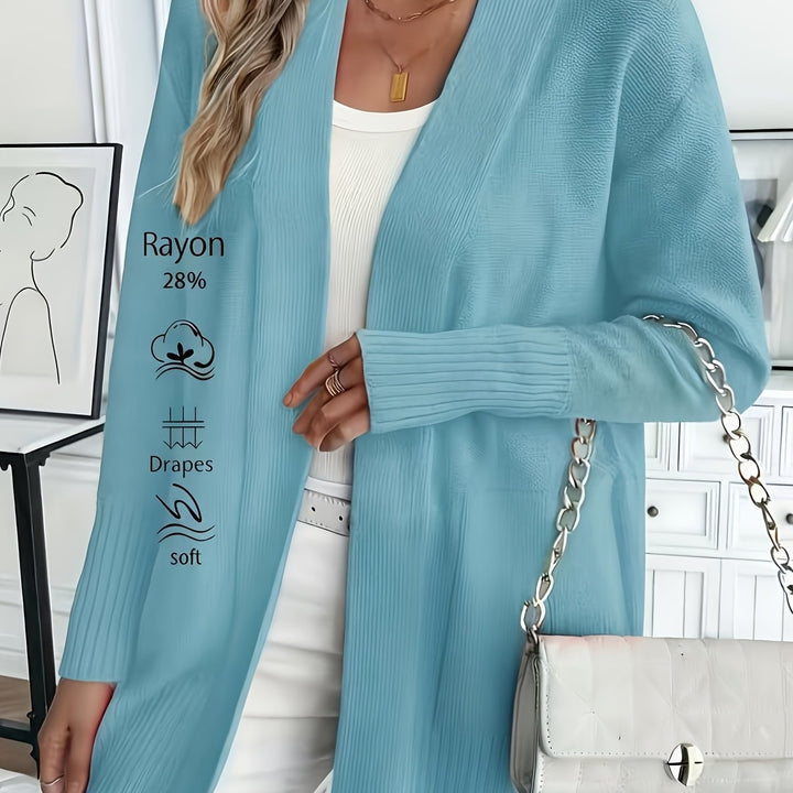 Tivora – gilet long en maille