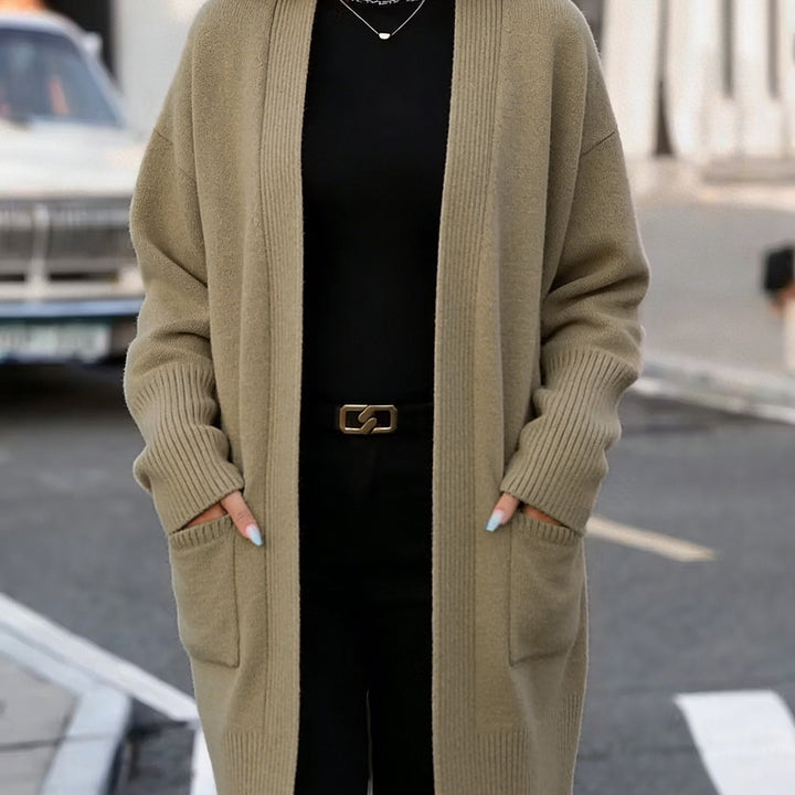 Navira – cardigan en tricot côtelé