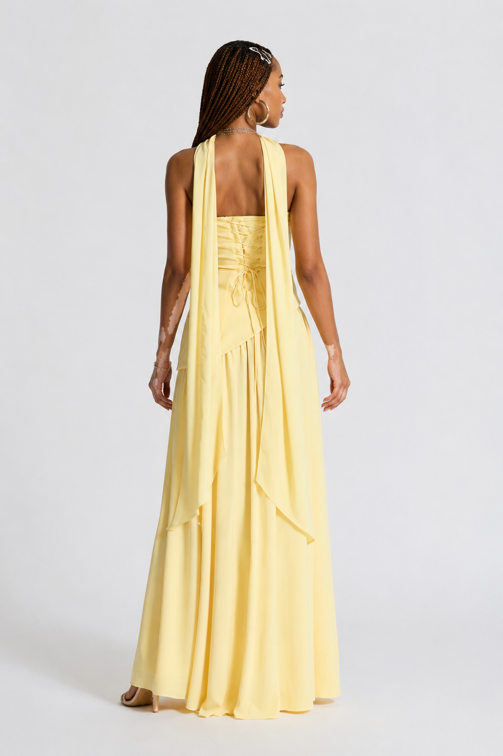 Eryla – Robe maxi à dos nu