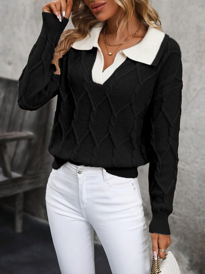 Novira – Pull en tricot à blocs de couleur