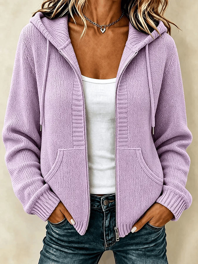 Noreli – Veste tissée à capuche