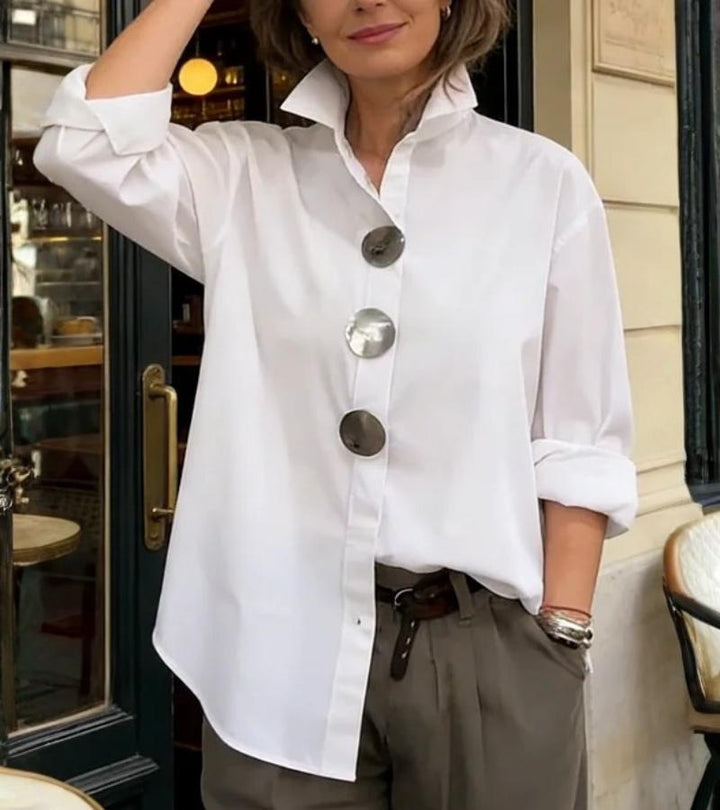 Virela – blouse à col montant